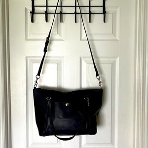 Coach Black Leather Tote